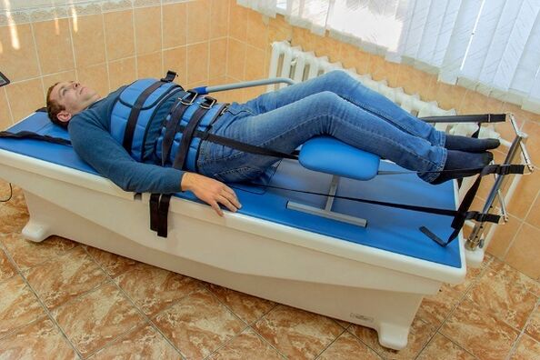 Trakcia chrbtice na osteochondrózu