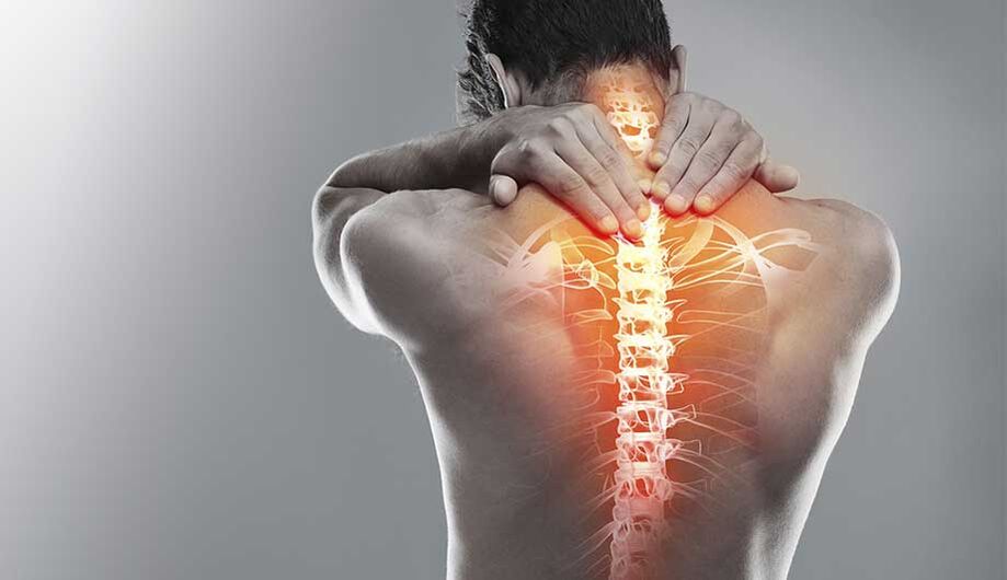 Bolesť v chrbtici v dôsledku osteochondrózy